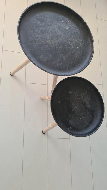 Leuke Ronde Bijzettafel Set