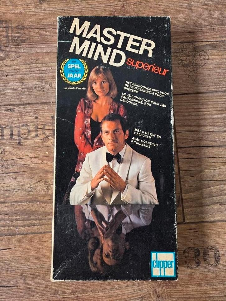 Master Mind Superieur - Clipper Games, Hobby en Vrije tijd, Gezelschapsspellen | Bordspellen, Gebruikt, Een of twee spelers, Ophalen of Verzenden