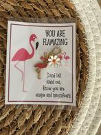 Flamingo Bedel met Bloem - Nieuw!, Overige merken, Overige materialen, Nieuw, Ophalen of Verzenden