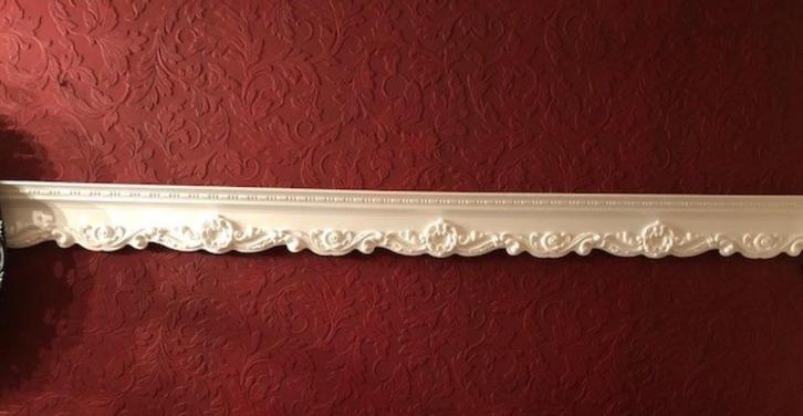 Nr2) prachtige sierlijst kooflijst ornament-lijst sierplint, Doe-het-zelf en Verbouw, Plinten en Afwerking, Nieuw, Plinten, Kunststof