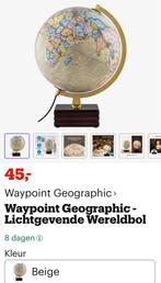 Lichtgevende Wereldbol van Waypoint Geographic, Ophalen of Verzenden, Verlicht, Nieuw