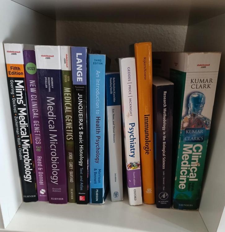 Medische boeken collectie geneeskunde studieboeken Medicine, Boeken, Studieboeken en Cursussen, Gelezen, WO, Beta, Ophalen of Verzenden