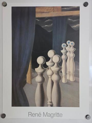 Magritte. Affiche. La rencontre. beschikbaar voor biedingen