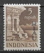 Indonesie nvph 20 Riau postfris bruin getint cw 12.00.., Verzenden, Postfris, Zuidoost-Azië