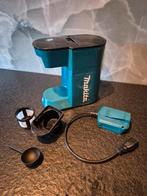 Makita koffie machine DCM500 220v of 18 volt accu uitvoering, Ophalen of Verzenden, Zo goed als nieuw