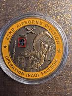 82nd,airborne division, operation iraq freedom., Postzegels en Munten, Penningen en Medailles, Ophalen of Verzenden