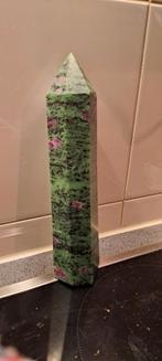 Kristallen Obelisk - Toermalijn, Robijn, Unakiet, Ophalen, Nieuw, Overige materialen, Minder dan 25 cm