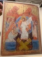 Antieke religieuze afbeelding/Icoon, Ophalen of Verzenden