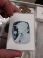 Zeer grote hand geslepen camee, Ophalen of Verzenden, Zo goed als nieuw