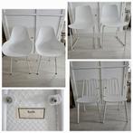 6 x Kick Stoel | Eetkamerstoelen | Wit | Loods 5, Huis en Inrichting, Overige materialen, Vijf, Zes of meer stoelen, Wit, Zo goed als nieuw