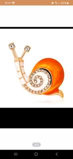 Slak broche, Sieraden, Tassen en Uiterlijk, Ophalen of Verzenden, Nieuw, Overige materialen