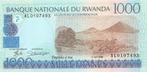 Rwanda 1000 Francs 1998 Unc pn 27a, Los biljet, Ophalen of Verzenden, Overige landen