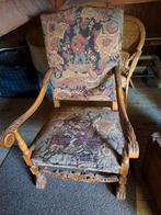 Antieke gobelin stoel. Opknappertje., Antiek en Kunst, Antiek | Meubels | Stoelen en Banken, Ophalen