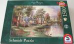 Puzzel *** HOMETOWN LAKE *** 1500 stukjes Thomas Kinkade, Hobby en Vrije tijd, Denksport en Puzzels, Ophalen of Verzenden, 500 t/m 1500 stukjes