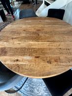 Mooi ronde eethoek met 6 stoelen, Huis en Inrichting, Ophalen, Gebruikt, 100 tot 150 cm, Rond