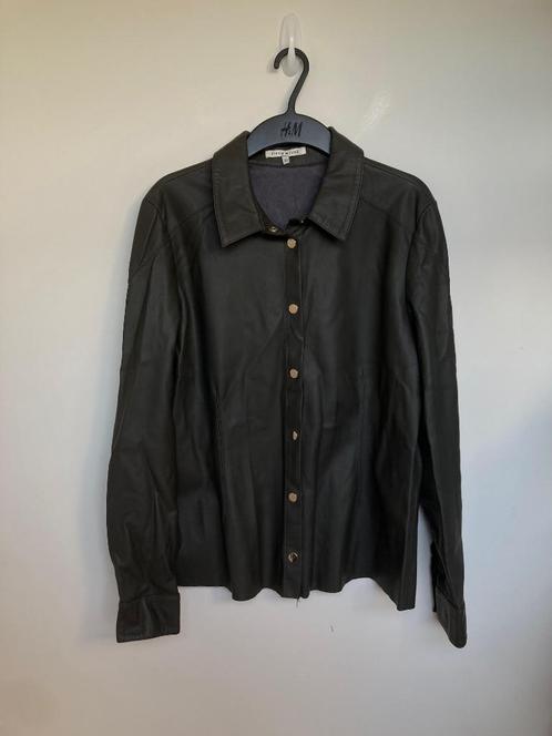 Fifth House vegan leer top grijs maat 42, Kleding | Dames, Tops, Zo goed als nieuw, Maat 42/44 (L), Grijs, Lange mouw, Ophalen of Verzenden