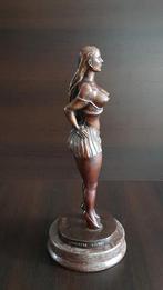 Brons beeld halfnaakte vrouw ‘Erotic Lady’, Antiek en Kunst, Antiek | Koper en Brons, Ophalen of Verzenden, Brons