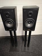 Infinity reference 2 inclusief stands, Gebruikt, 60 tot 120 watt, Front, Rear of Stereo speakers, Ophalen