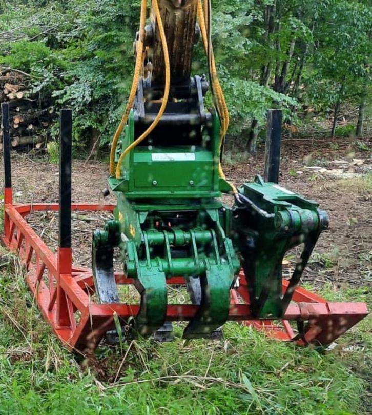 Groeneveldt houtgrijper/sorteergrijper 822 +  Knipper, Zakelijke goederen, Machines en Bouw | Tuin, Park en Bosbouw, Overige typen