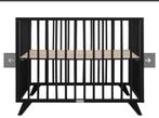 Bopita retro box zwart inclusief matrasje 40,-, Kinderen en Baby's, Boxen, Ophalen, Zo goed als nieuw, Vierkant