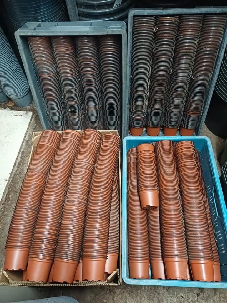 Diverse kweekpotten plantenpotten bloempotten 9 cm, Tuin en Terras, Bloempotten, Gebruikt, Kunststof, Minder dan 40 cm, Minder dan 25 cm