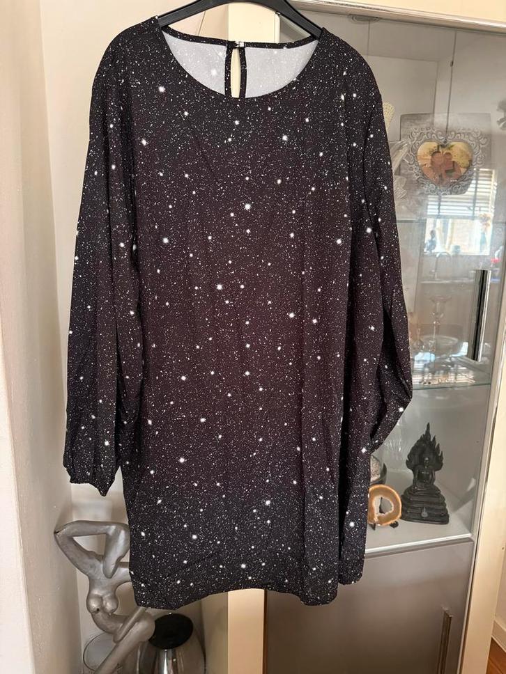 Chic Me jurk - Maat 50 - Nieuw zwart wit, Kleding | Dames, Grote Maten, Nieuw, Jurk, Zwart, Ophalen of Verzenden