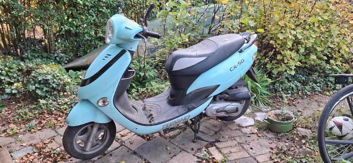 Knutselscooter Turbho cx50, Fietsen en Brommers, Scooters | Overige merken, Gebruikt, Benzine, Ophalen