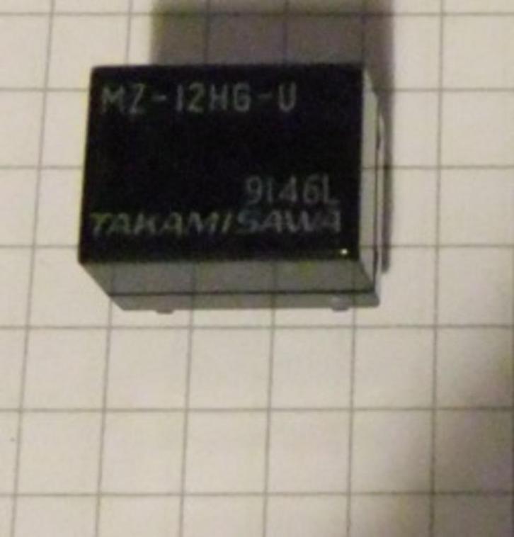 Relais Takamisawa MZ-12HG-U, Hobby en Vrije tijd, Elektronica-componenten, Gebruikt, Ophalen of Verzenden
