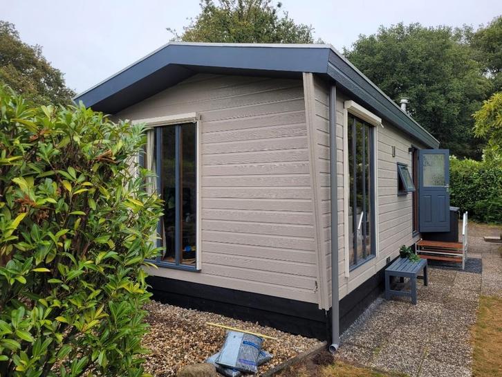 Chalet Camping 't Veenmeer | Drenthe | Drentsche Aa, Caravans en Kamperen, Stacaravans, tot en met 6, Ophalen of Verzenden