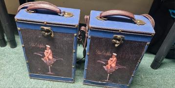 2 leuke houten koffertjes met Martini afbeelding GRATIS! beschikbaar voor biedingen