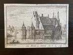 Het Huis ter Does in 1620, door Abraham Rademaker circa 1730, Antiek en Kunst, Kunst | Etsen en Gravures, Ophalen of Verzenden