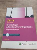K. Wezeman - grondslagen administratieve organisatie, K. Wezeman; E.O.J. Jans; Marc van Dijk, Ophalen of Verzenden, Management