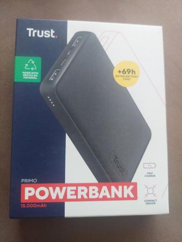 Trust Primo Compacte powerbank van 15.000 mAh beschikbaar voor biedingen