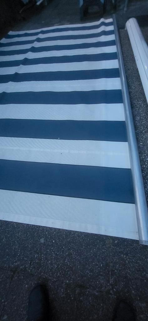 zonwering doek knikarmen voor knikarmscherm, Audio, Tv en Foto, Projectieschermen, Gebruikt, Ophalen