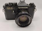 Chinon CE-3 Memotron, voleldig werkend, Ophalen of Verzenden, Gebruikt, Spiegelreflex, Overige Merken