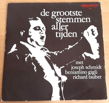 De Grootste Stemmen Aller Tijden - Schmidt/Gigli/Tauber enz. beschikbaar voor biedingen