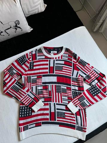Tommy hilfiger trui met vlaggen USA maat M beschikbaar voor biedingen