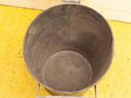 zinken vuilnis emmer 37268, Ophalen of Verzenden, Gebruikt, Minder dan 50 cm