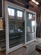 Aluminium schuifpui  met dubbel glas en sleutel, Doe-het-zelf en Verbouw, Ophalen, 225 cm of meer, Aluminium, Zo goed als nieuw