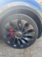 Tesla model Y Performance 21" Überturbine-velgen en banden, Auto-onderdelen, Banden en Velgen, Ophalen, Gebruikt, 255 mm, Banden en Velgen