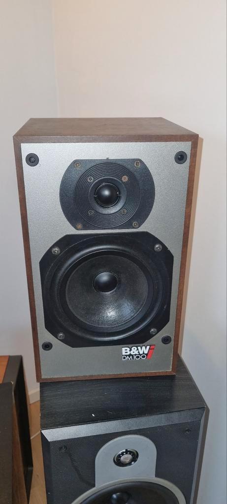 B&w DM 100, Audio, Tv en Foto, Luidsprekers, Gebruikt, Front, Rear of Stereo speakers, 60 tot 120 watt, Bowers & Wilkins (B&W)