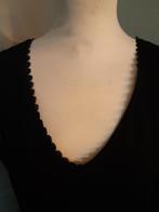 Zwarte steps jurk maat 42, Zwart, Maat 42/44 (L), Ophalen of Verzenden, Zo goed als nieuw