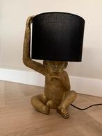 Apenlamp goud met zwarte kap, Ophalen, Zo goed als nieuw, Metaal, Minder dan 100 cm