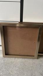 Goudkleurige fotolijsten 30x30 cm (4x), Audio, Tv en Foto, Fotografie | Fotolijsten, Ophalen, Zo goed als nieuw