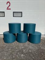 5x Pami poef (blauw), Ophalen of Verzenden, Zo goed als nieuw, Rechthoekig