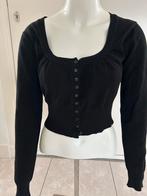 Zwart vestje mt 36, H&M, Zwart, Ophalen of Verzenden, Zo goed als nieuw