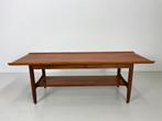 Vintage salontafel jaren 60 teak, 100 tot 150 cm, Verzenden, Teakhout, 50 tot 100 cm