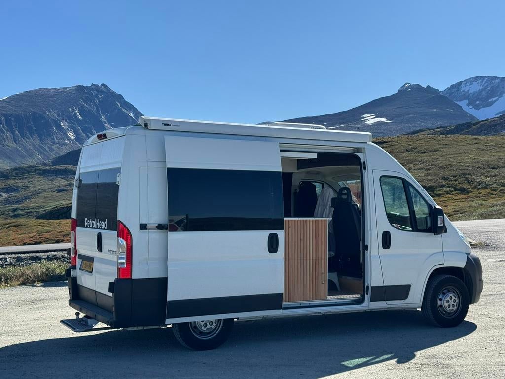 Peugeot Boxer L2H2 Buscamper, standkachel, off-grid, lage km, Luifel, Fiat, Bedrijf, Tot en met 3