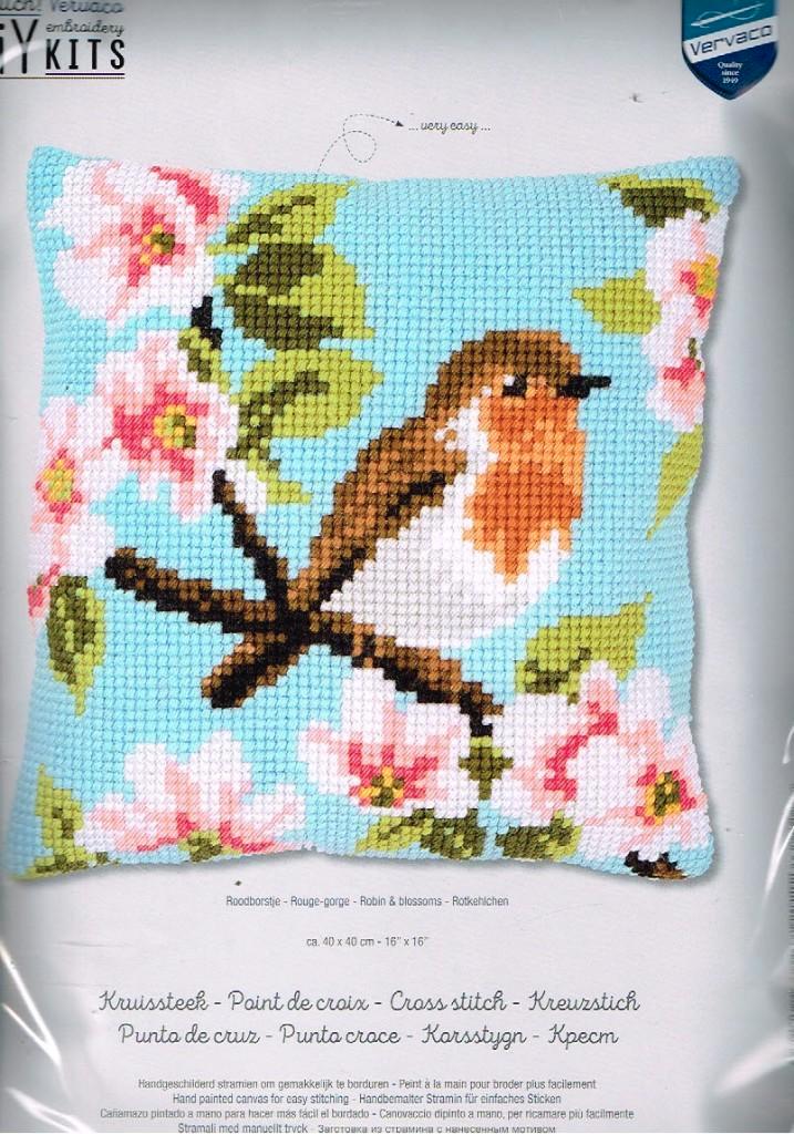 Cado vervaco diverse borduurpakketten kussen  dieren, Hobby en Vrije tijd, Borduren en Borduurmachines, Nieuw, Borduurpakket, Handborduren