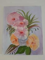 Schilderij bloemen, Antiek en Kunst, Kunst | Schilderijen | Modern, Ophalen of Verzenden